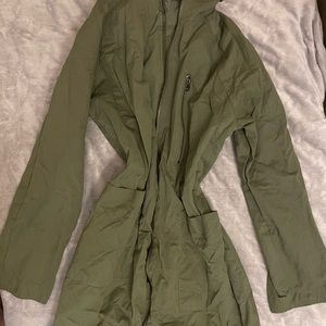 Green Trench Jacket